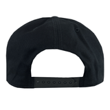 The image showcases the All Blacks Snapback Cap 24/25 by adidas, featuring a black snapback design with an adjustable strap and multiple sizing holes. Ideal for supporting your rugby team, this chic cap perfectly combines functionality with fan pride.