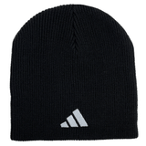 The All Blacks 24/25 Beanie by adidas is a black knit beanie with a white triangular logo on the front, inspired by the legendary New Zealand All Blacks.