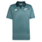 The All Blacks 25/26 Replica Training Jersey by adidas is a teal polo with short sleeves, a collar, and white adidas and All Blacks logos on the chest—a stylish choice for dedicated fans.
