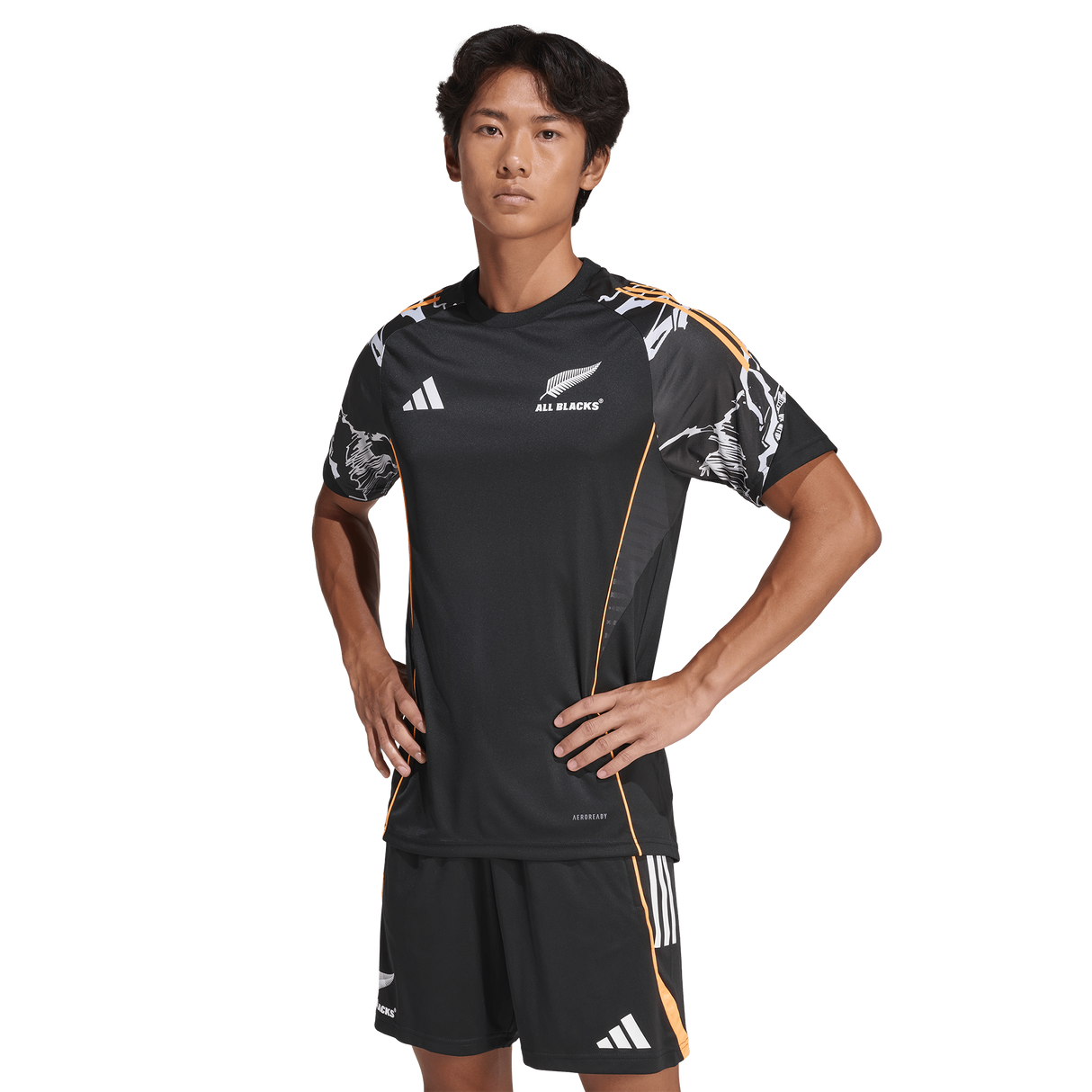 All Blacks 26/27 Marvel Performance Training Tee by adidas / World