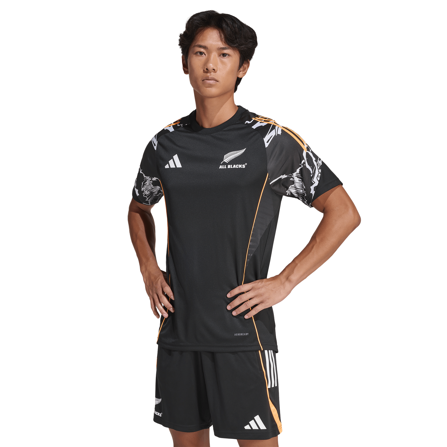 All Blacks 26/27 Marvel Performance Training Tee by adidas / World