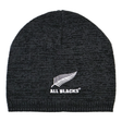 The All Blacks 25/26 Beanie by adidas features a white fern and "ALL BLACKS" text—an essential black beanie for any New Zealand rugby supporter.