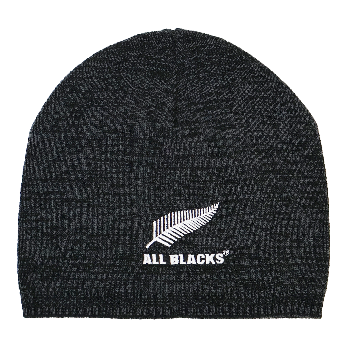 The All Blacks 25/26 Beanie by adidas features a white fern and "ALL BLACKS" text—an essential black beanie for any New Zealand rugby supporter.