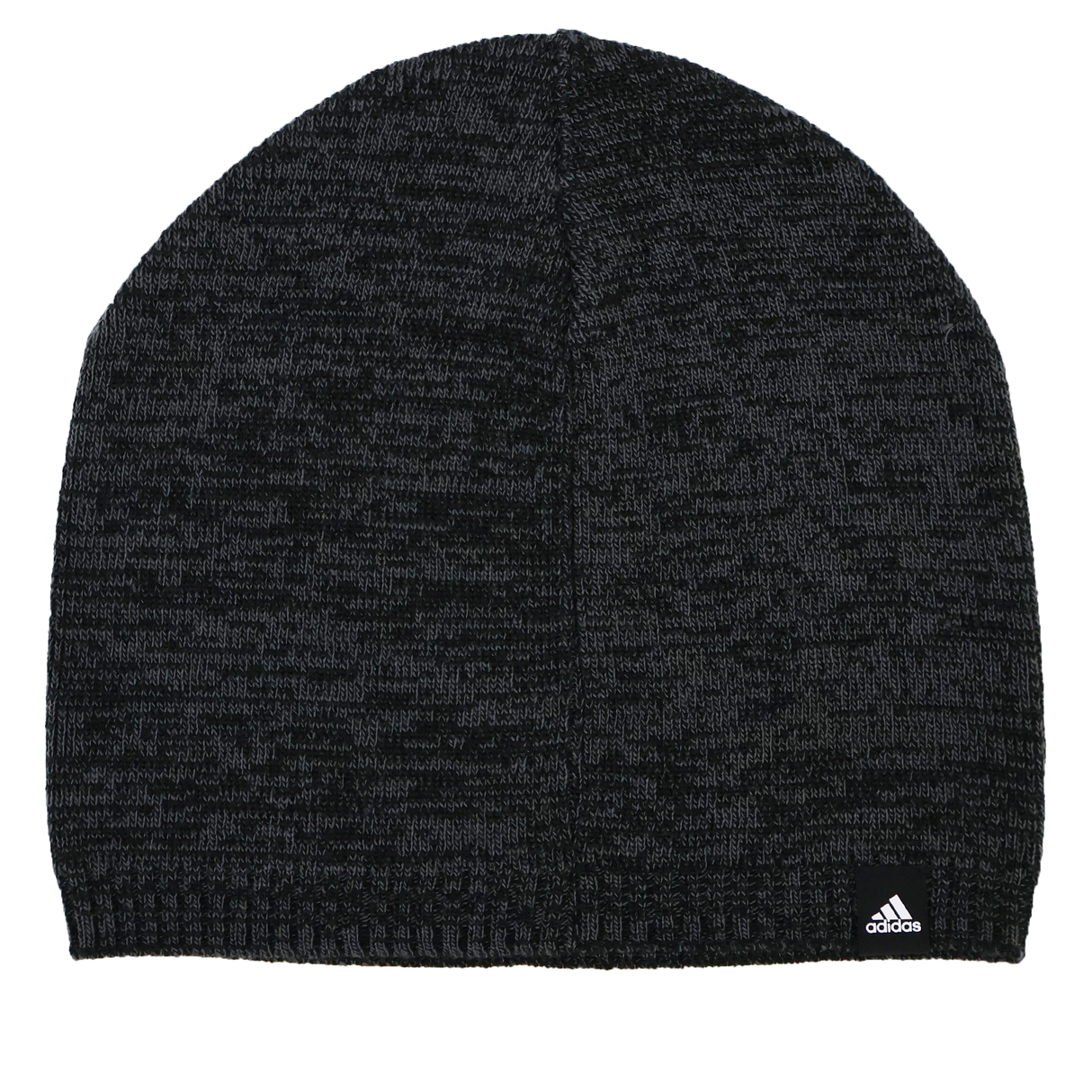 The All Blacks 25/26 Beanie by adidas is a black and gray knit beanie featuring a small white adidas logo tag, inspired by New Zealand rugby's iconic All Blacks style.