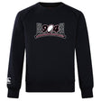 The Jacksonville Women's Rugby Club Crew Sweatshirt by WRS Canterbury is an ultra-soft black sweatshirt, featuring "904 Jacksonville Women's Rugby" and a bridge graphic on the chest, with an embroidered CCC logo on the left sleeve—perfect for showing off your team spirit in comfort.