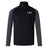 The Jacksonville Women's Rugby Elite First Layer by EMB Canterbury is a black and grey long-sleeve quarter-zip pullover with VapoDri technology and a small embroidered logo on the left chest, perfect for Canterbury Elite First Layer rugby training attire.