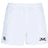 These Jacksonville Women's Rugby Advantage Short 2.0 by EMB Canterbury, featuring a black and red logo on the right leg and a black Canterbury logo on the left leg, are perfect for anyone seeking high-performance white athletic shorts.
