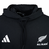 The All Blacks 26/27 Marvel Hoodie by adidas is a black hoodie with the adidas logo, "All Blacks" text, and a silver fern emblem—a must-have for fans.