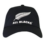 The All Blacks 25/26 Tech Baseball Cap by adidas features a white silver fern logo and "ALL BLACKS" text on the front.