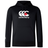 The Canterbury Japan CCC Club lightweight hoodie by WRS Canterbury is crafted from polyester, featuring a white and red logo on the chest, a front pocket, and a practical hood.