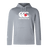 The Canterbury Japan CCC Club Lightweight Hoodie by WRS Canterbury is a gray hoodie made of lightweight polyester, featuring a white and red logo on the chest and a kangaroo pocket.