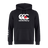 Introducing the Canterbury Japan CCC Flag Club Hoodie: a sleek black design featuring the iconic WRS Canterbury sleeve branding and the CCC logo prominently on the chest.
