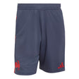 Step up your training in the France FFR 26/27 Gym Short by adidas. These dark blue athletic shorts with bold red accents feature the iconic rooster emblem on the left leg and a classic adidas logo on the right. Designed for peak performance, they’re the ideal rugby training shorts for both workouts and casual wear.