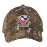 The EMB S&S Activewear USA Rugby Licensed Camo Cap - Realtree Xtra features an authentic camo pattern and a USA Rugby logo patch for a sporty, rugged look.
