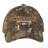 The Godzilla Rugby Football Club Realtree Camo Cap by EMB S&S Activewear features a Realtree Xtra camouflage pattern with “GODZILLA Rugby Football Club 1993” and a pink emblem embroidered on the front, complete with an adjustable closure for a customized fit.