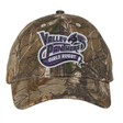 The Valley Panthers Girls Rugby Realtree Camo Cap by EMB S&S Activewear features a “Valley Panthers Girls Rugby” logo and a purple panther graphic on the front. This adjustable hat is crafted with Realtree Xtra camo for both style and comfort.