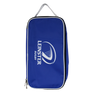 The Leinster Boot Bag By Castore 24/25 by Castore is a blue rectangular boot bag with a zippered closure, white logo, and handle, shown against a plain white background.