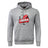 The Lincoln City Youth Rugby Club Hoodie by Canterbury from WRS Canterbury features a gray hood, front pocket, and a chest logo with "Lincoln City Youth Rugby," a rugby ball, and building—perfect for any young rugby player.