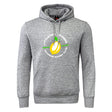 The Littleton Women Rugby Club Hoodie by WRS Canterbury is a gray hoodie with a front pocket, hood, and a yellow lemon graphic plus "Littleton Lemons Women's Rugby Club" on the chest.