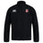 The Lincoln City Youth Rugby Club Track Jacket by EMB Canterbury features a high collar, club and Canterbury logos on the chest, and offers lightweight sporty comfort—perfect for young rugby fans.