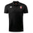 The Lincoln City Youth Rugby Club Dry Polo by EMB Canterbury is a black, short-sleeve collared polo featuring Vapodri Technology for breathability, with the Canterbury logo on the right and Lincoln RFC logo on the left chest.