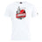 The Lincoln City Youth Rugby Club Plain Tee by WRS Canterbury is a white cotton blend shirt featuring the club logo with a rugby ball and city building—offering comfort and customizability for rugby fans.