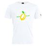 The Littleton Women Rugby Club Plain Tee by WRS Canterbury features a yellow lemon graphic, green leaves, and "LITTLETON LEMONS WOMENS RUGBY CLUB Squeezed since 2021"—a customizable cotton blend tee for true fans and team members.
