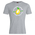 The Littleton Women Rugby Club Plain Tee by WRS Canterbury is a grey cotton blend t-shirt, customizable and perfect for team spirit or casual wear. Features "Littleton Lemons Women's Rugby Club, Squeezing Since 2021" in white and green.
