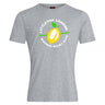 The Littleton Women Rugby Club Plain Tee by WRS Canterbury is a grey cotton blend t-shirt, customizable and perfect for team spirit or casual wear. Features "Littleton Lemons Women's Rugby Club, Squeezing Since 2021" in white and green.