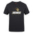 Explore the Lindenwood University Rugby Club Plain Tee by WRS Canterbury, featuring a striking golden lion head design and the word "Lindenwood." This customizable black T-shirt is crafted from a premium cotton-heavy blend, offering both style and comfort for those who appreciate quality and unique designs.