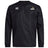 The Lindenwood University Rugby Club Vaposhield Contact Top by EMB Canterbury is a black long-sleeve jacket designed with Vaposhield technology. It showcases the distinctive Canterbury logo alongside the "Lindenwood" emblem on the chest, offering a unisex fit crafted from durable Micro Diamond ripstop fabric for both style and resilience.
