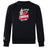 The Lincoln City Youth Rugby Club Crew Sweatshirt by WRS Canterbury is ultra soft, black, and features an embroidered "Lincoln City Youth Rugby" chest logo with a red rugby ball, white building, and a Canterbury logo on the left sleeve.