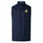 Navy blue Littleton Women Rugby Club Elite Microlite Gilet by EMB Canterbury featuring a zip front, Thermoreg fleece lining, and the club logo with a rugby ball and "Littleton Women Rugby Club" on the left chest.