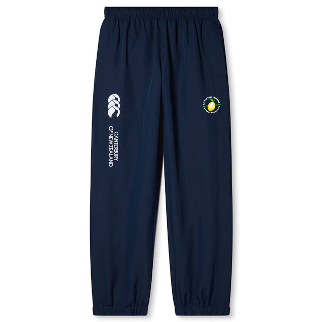 Stay stylish and comfortable with the Littleton Women Rugby Club Cuffed Hem Stadium Pant by EMB Canterbury, featuring elastic waistband, cuffed hem, and club branding—ideal for sporty women.