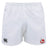 The Lincoln City Youth Rugby Advantage Rugby Shorts by EMB Canterbury feature a black Canterbury logo on the left leg and a red and black Lincoln Youth Rugby logo on the right leg.