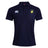 Navy blue women’s polo by EMB Canterbury, featuring the Canterbury logo on the right chest and a circular tennis ball emblem on the left, inspired by the classic CCC Waimak Rugby Polo for Littleton Women Rugby Club.