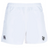 The La Salette Academy Rugby Advantage Rugby Shorts by EMB Canterbury feature an elastic waistband, Canterbury logo on the left leg, black crest with text on the right leg, and are made from moisture-wicking fabric for comfort.