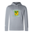 Gray hooded sweatshirt featuring the Blackthorn RFC Club logo with a green and yellow emblem and a kangaroo pocket by WRS Canterbury.