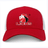 The Lions Retro Trucker Cap by EMB S&S Activewear features a red and white design, stylized lion logo, bold "LIONS" lettering on the front, and an adjustable snapback closure. Inspired by the South Africa Lions.