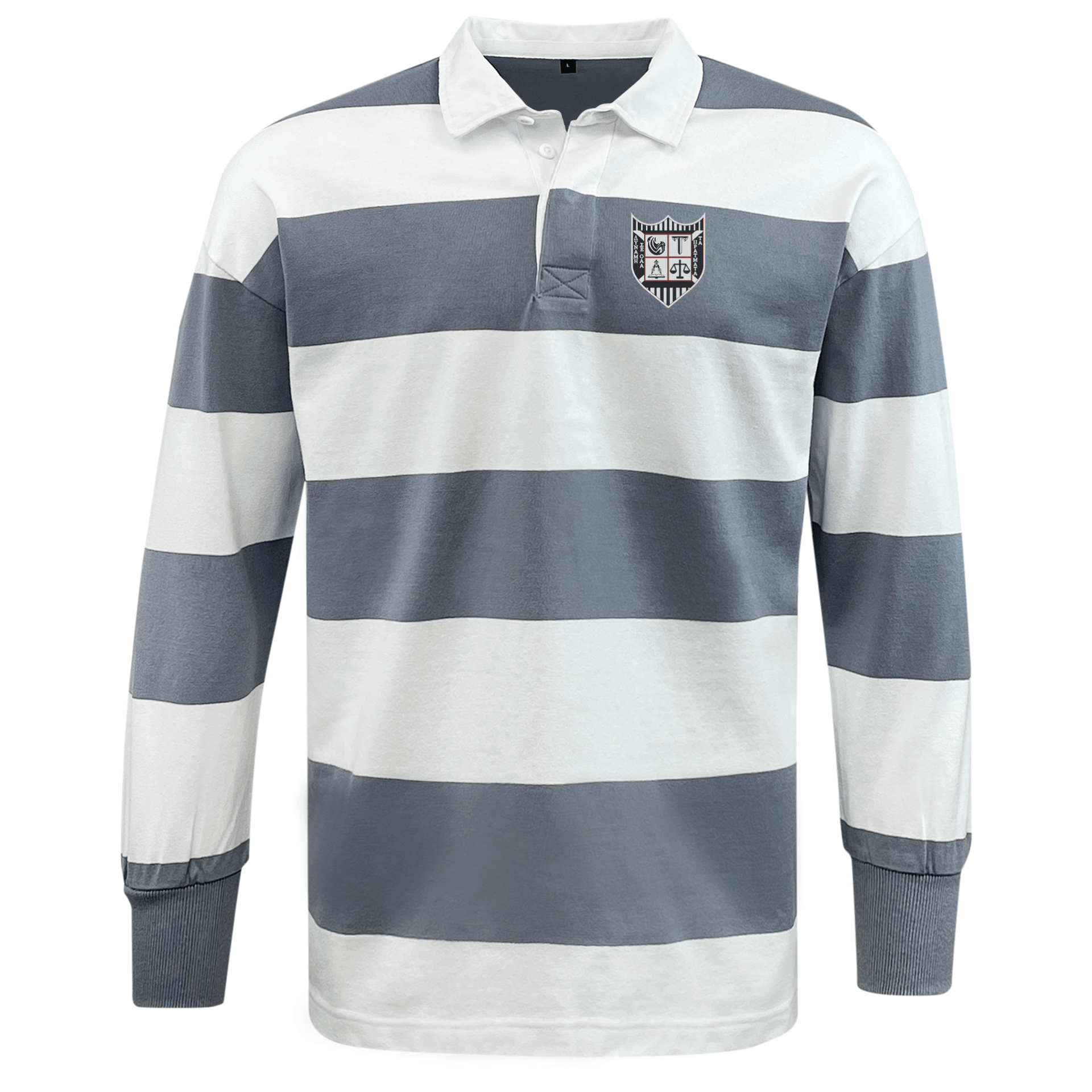 Troy University Rugby Classic Long Sleeve Hooped Rugby Jersey