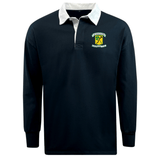Blackthorn RFC Classic Long Sleeve Solid Rugby Jersey with a white collar and an EMB Mudoo logo on the left chest, displayed against a white background.