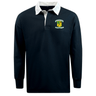 Blackthorn RFC Classic Long Sleeve Solid Rugby Jersey with a white collar and an EMB Mudoo logo on the left chest, displayed against a white background.