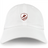 The EMB S&S Activewear West Potomac RFC Adult Low-Profile Cotton Twill Dad Cap features embroidered team branding—a maroon shield with beaver silhouette, a star above, and three diagonal lines below.