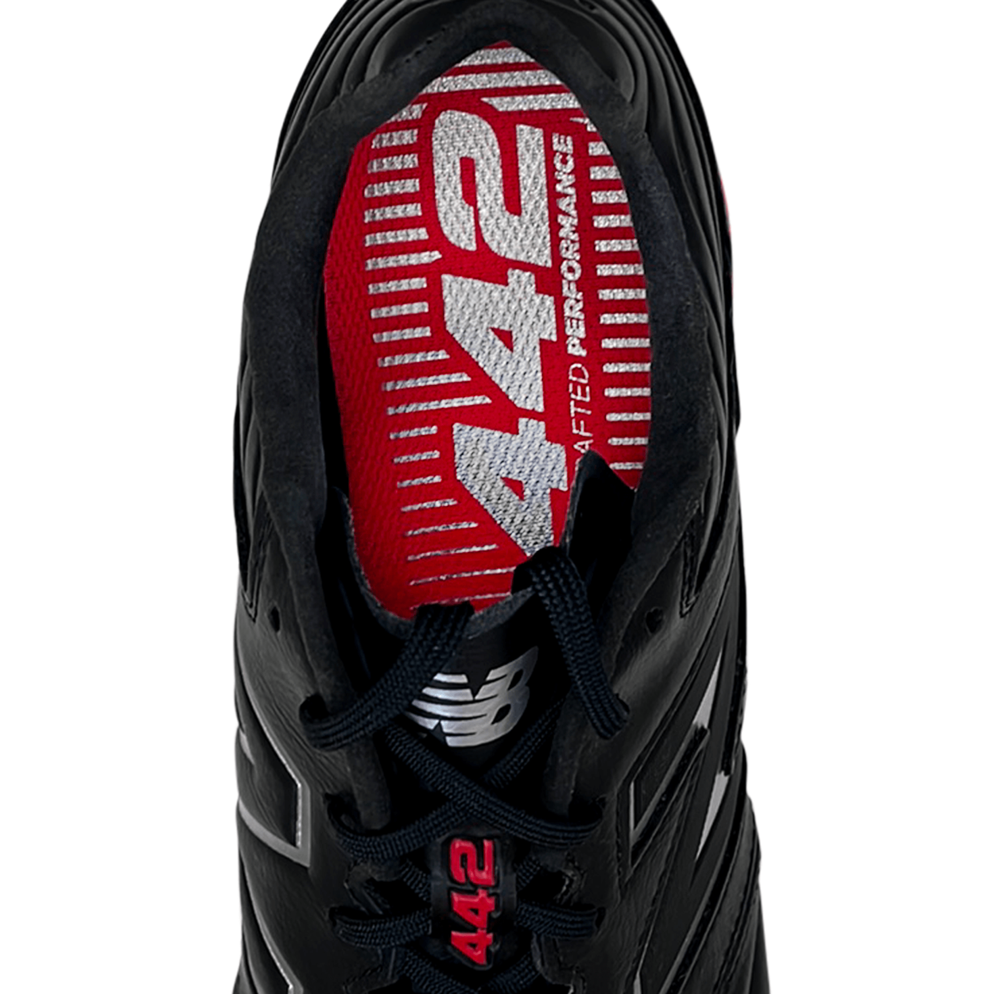 New Balance 442 V2 Pro Wide Rugby Cleat - Firm Ground Boot - Black/Silver -  SKU MS41FBK2-2E - World Rugby Shop