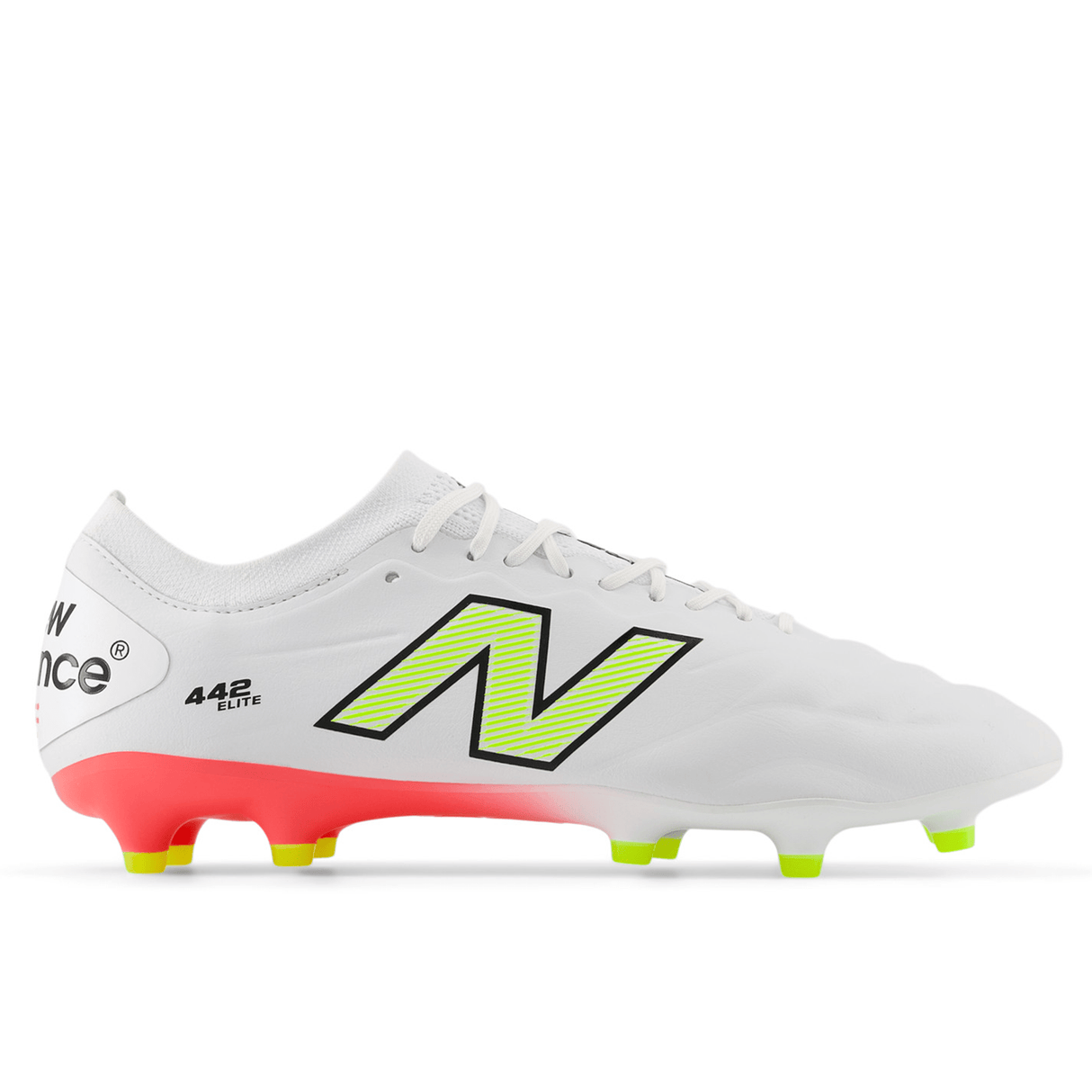 New Balance 442 v2 Elite Rugby Cleat - Firm Ground Boot - White New Balance 442 v2 Elite Rugby Cleat - Firm Ground Boot - White