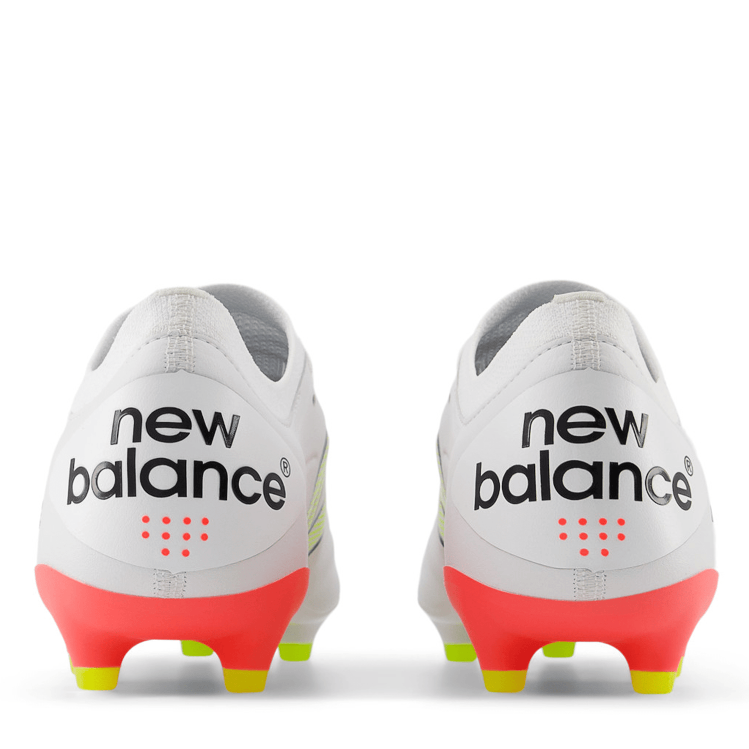 New Balance 442 v2 Elite FG Wide Boots - White/Energy Red/Hi-Lite