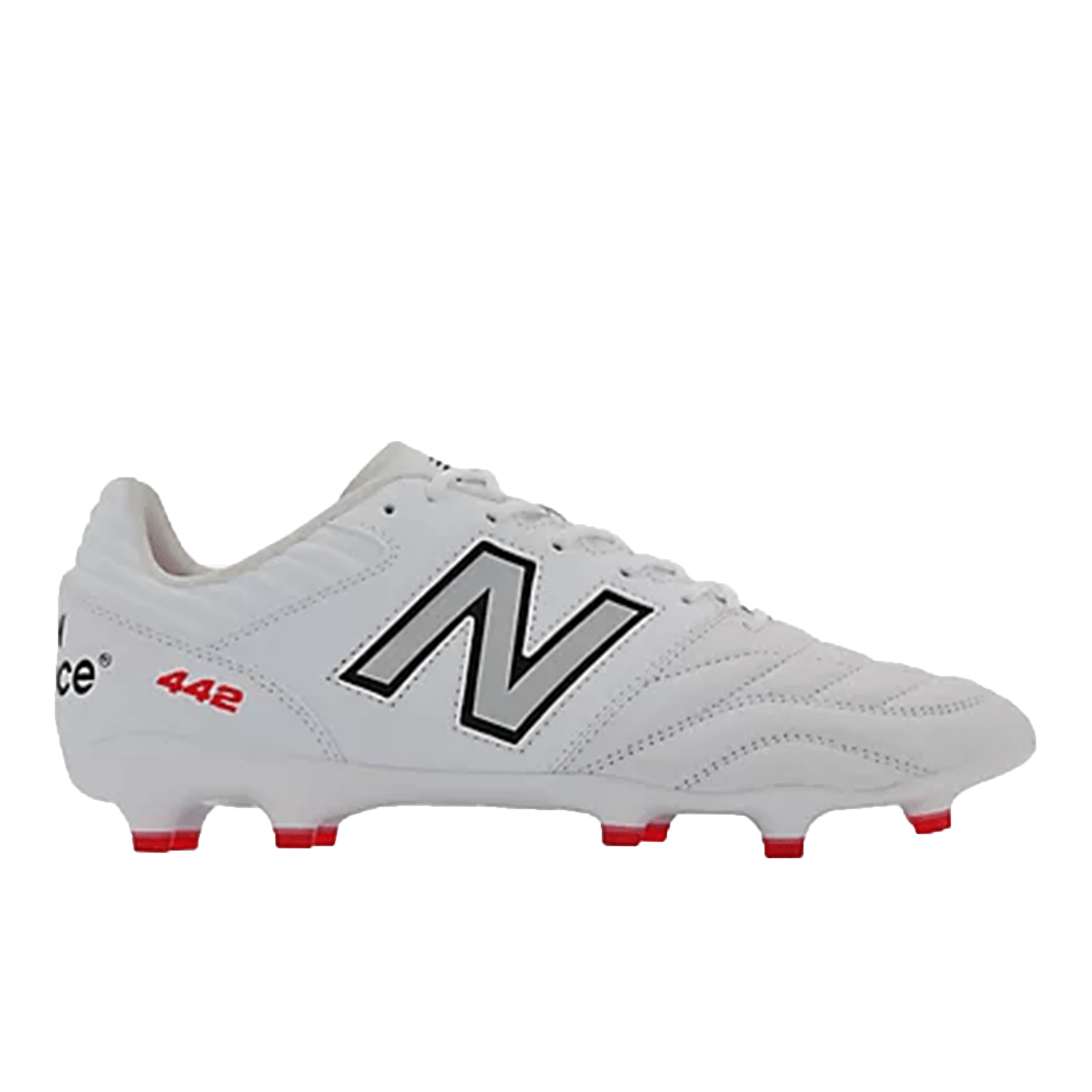 New Balance 442 V2 Pro Rugby Cleat Boot - White/Silver - SKU MS41FWT2-D - World Rugby Shop
