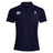The San Joaquin Memorial Waimak Polo by EMB Canterbury is a navy blue polo shirt with a collar, CCC Waimak Rugby Polo logo on the right chest, and "M Rugby" text on the left—ideal for rugby fans.