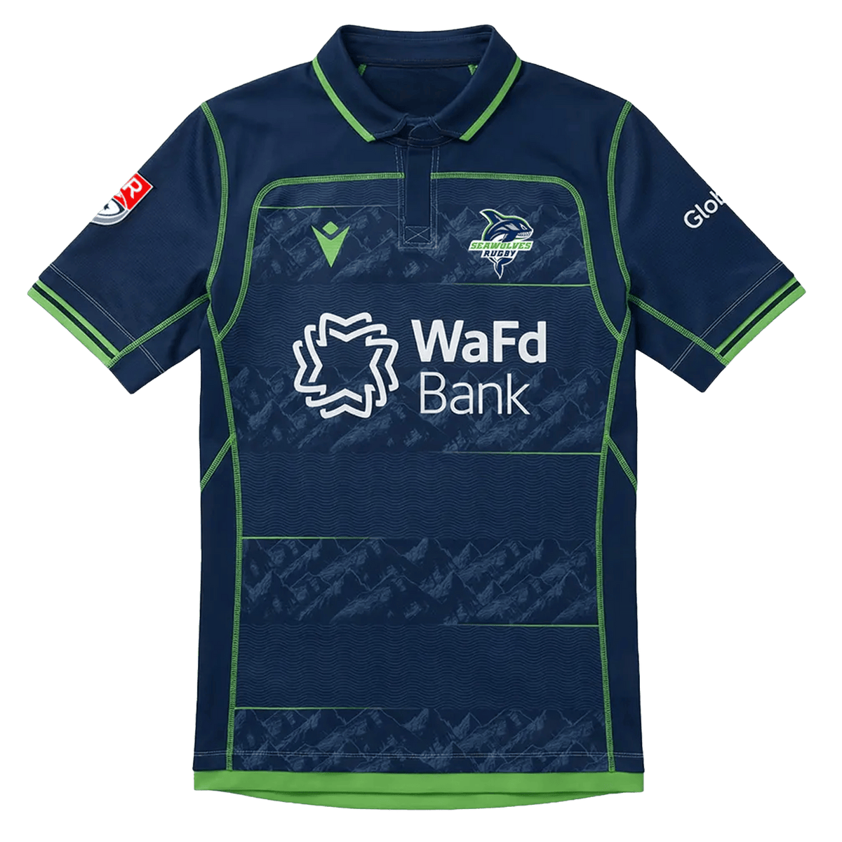 Seattle Seawolves MLR 25/26 Replica Home Jersey by Macron / World Rugby ...