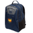 Cincinnati Classical Academy Medium Backpack by EMB Canterbury with a red and yellow emblem on the bottom front pocket, multiple zippers, a padded laptop pocket, and a black mesh side pocket.